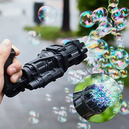 8-Hole Electric Bubble Gun Bubble Blaster Toy for Kid