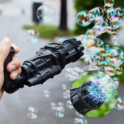 8-Hole Electric Bubble Gun Bubble Blaster Toy for  Kid