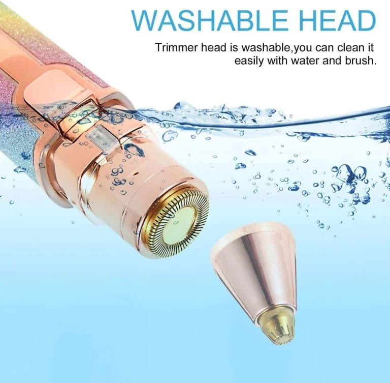 ✨ 2 in 1 Rechargeable Hair Remover for Women